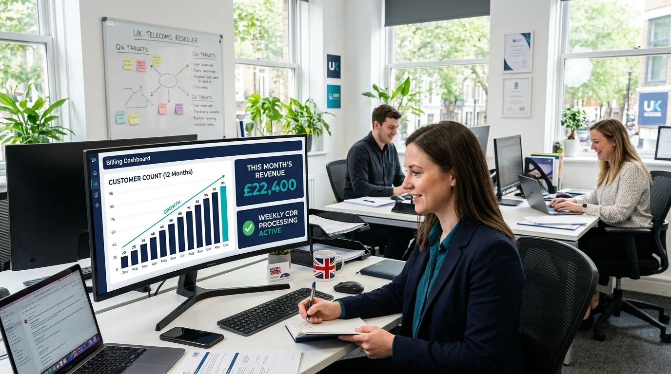 Growing telecoms reseller scaling their billing